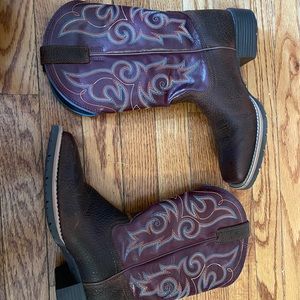 Ariat hybrid rancher leather boots